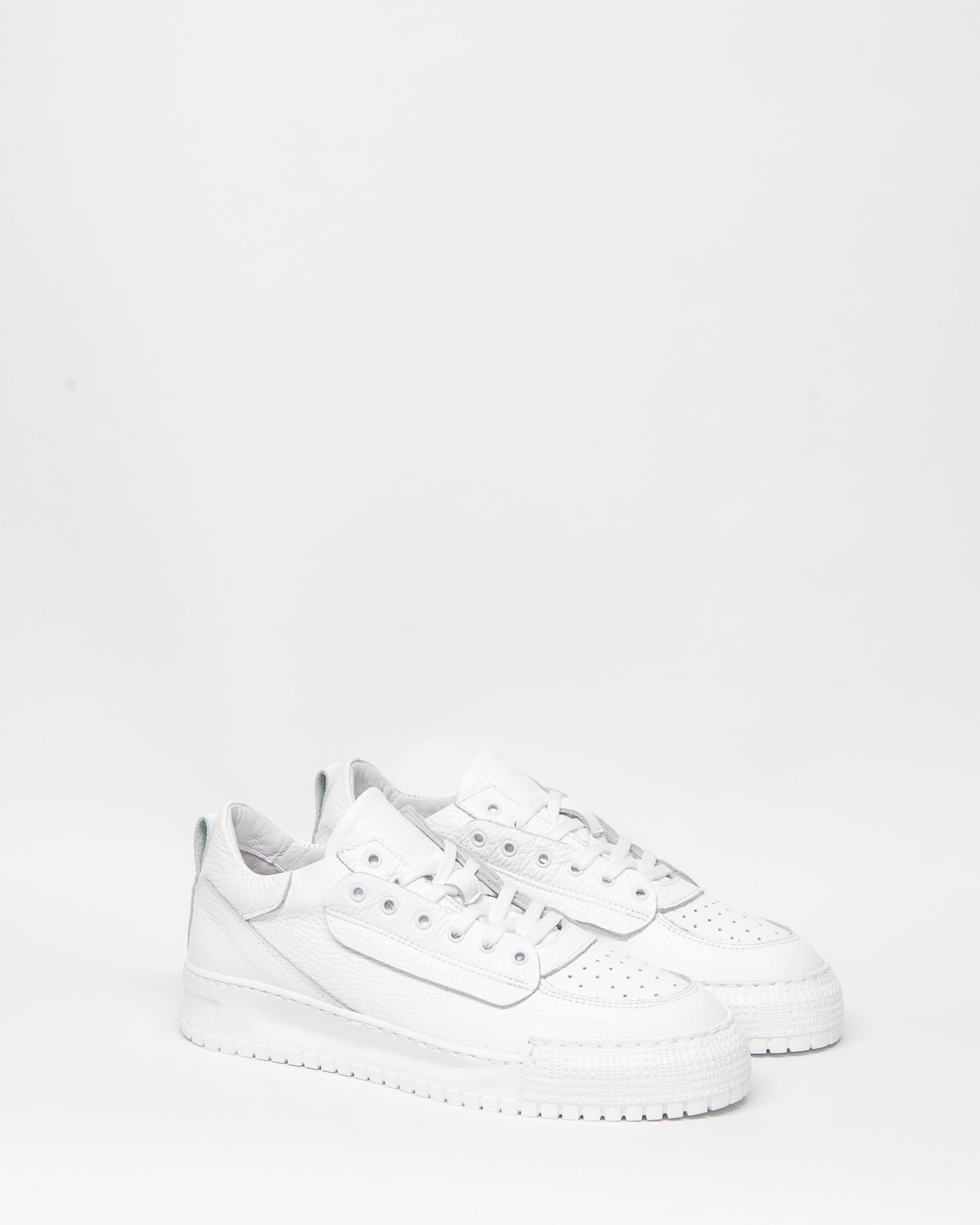 cache sneaker - white leather