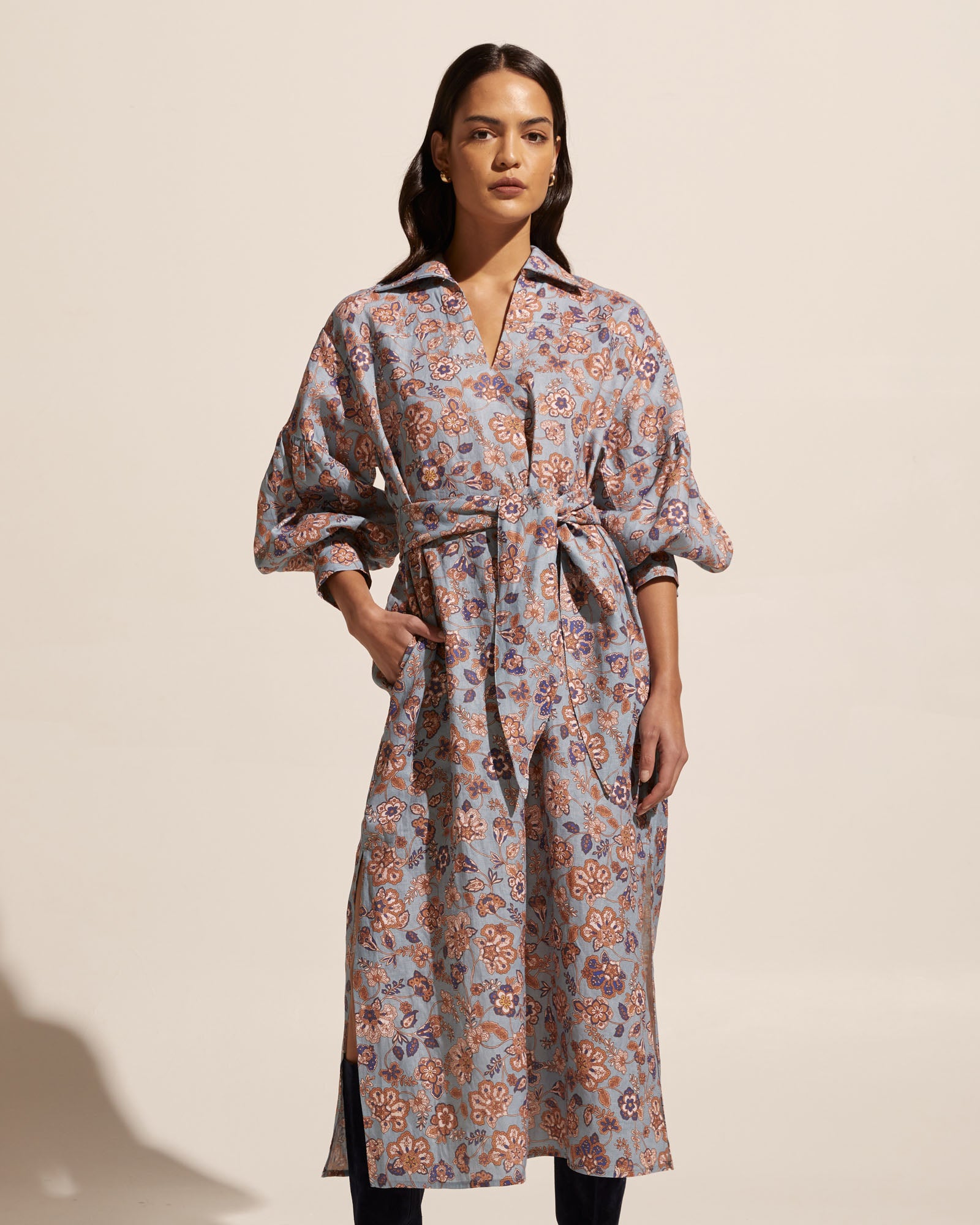 beeline dress - sardine paisley 2