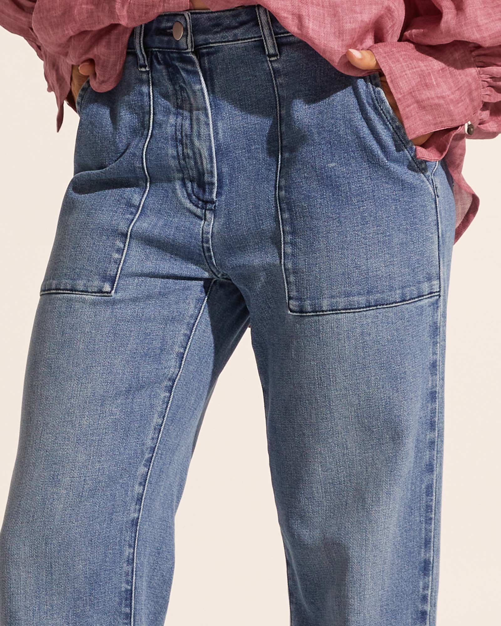 citizen jean - mid-wash denim
