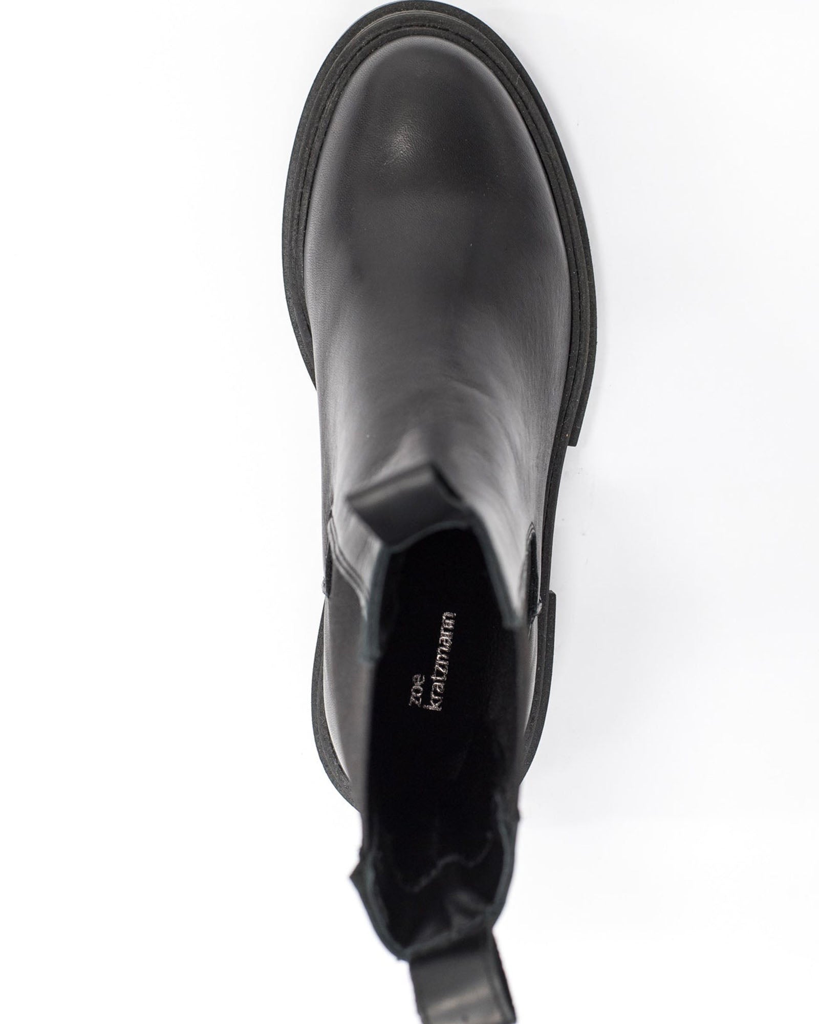 derive boot - black leather