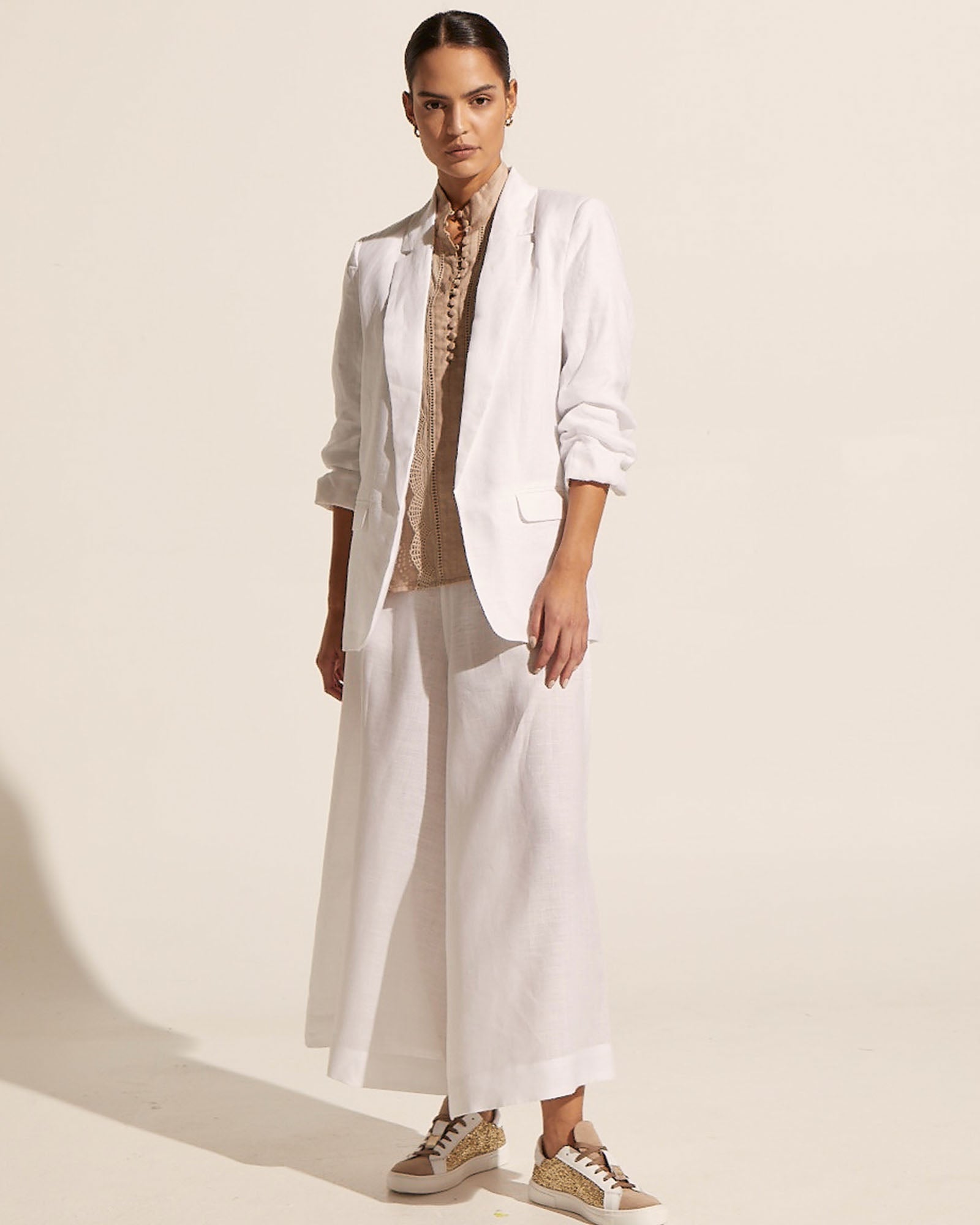 entitle jacket - porcelain