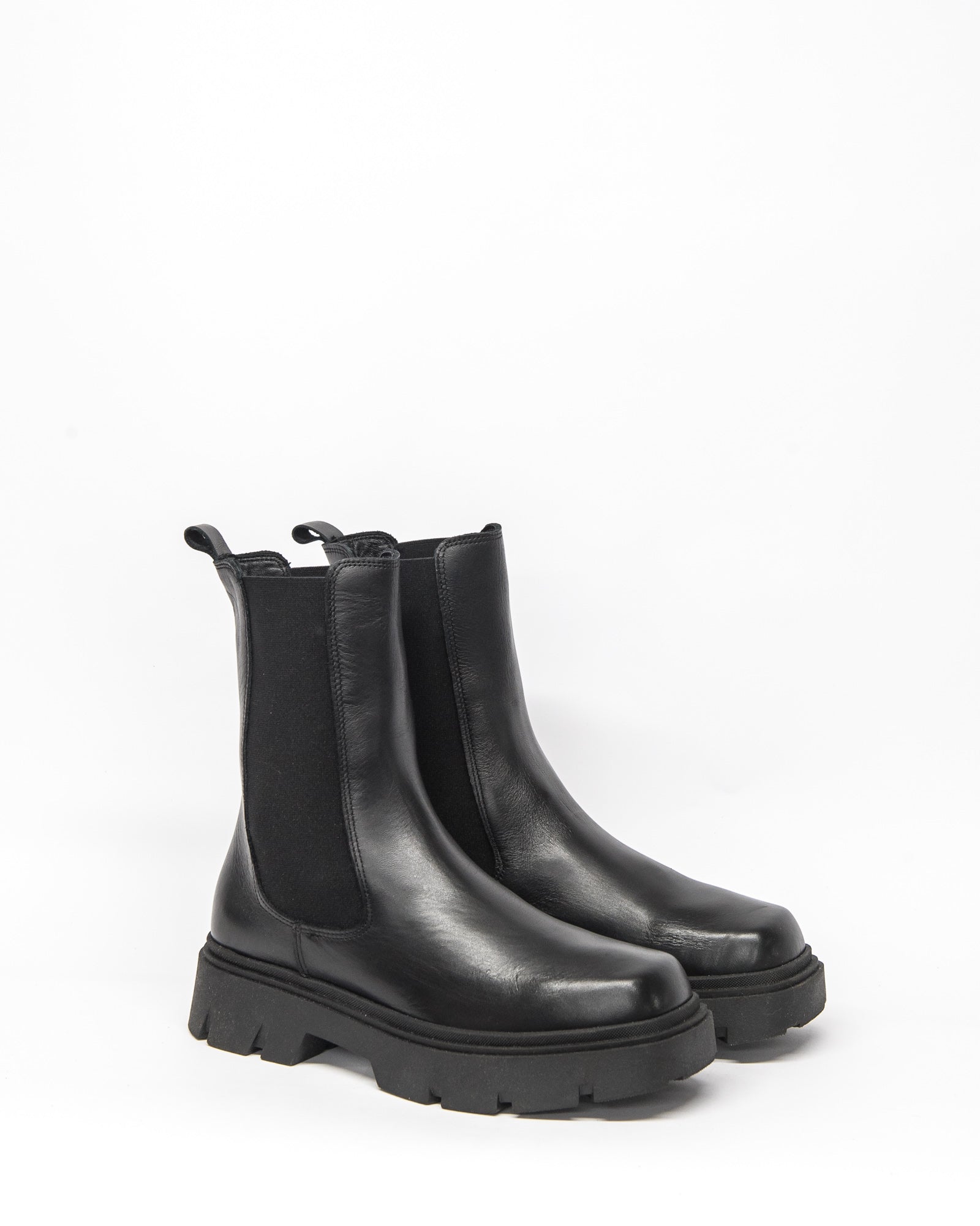 empire boot - black leather