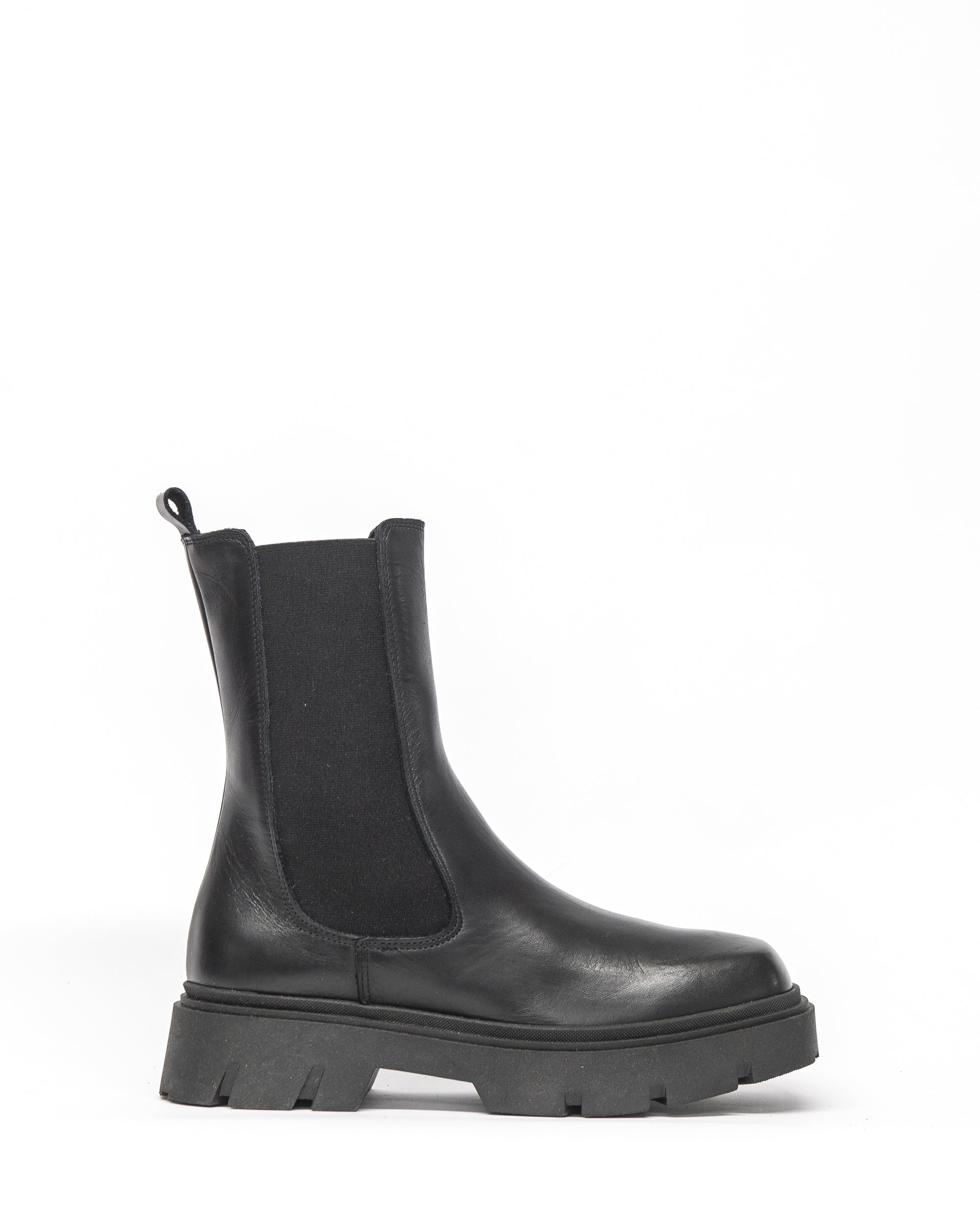 empire boot - black leather
