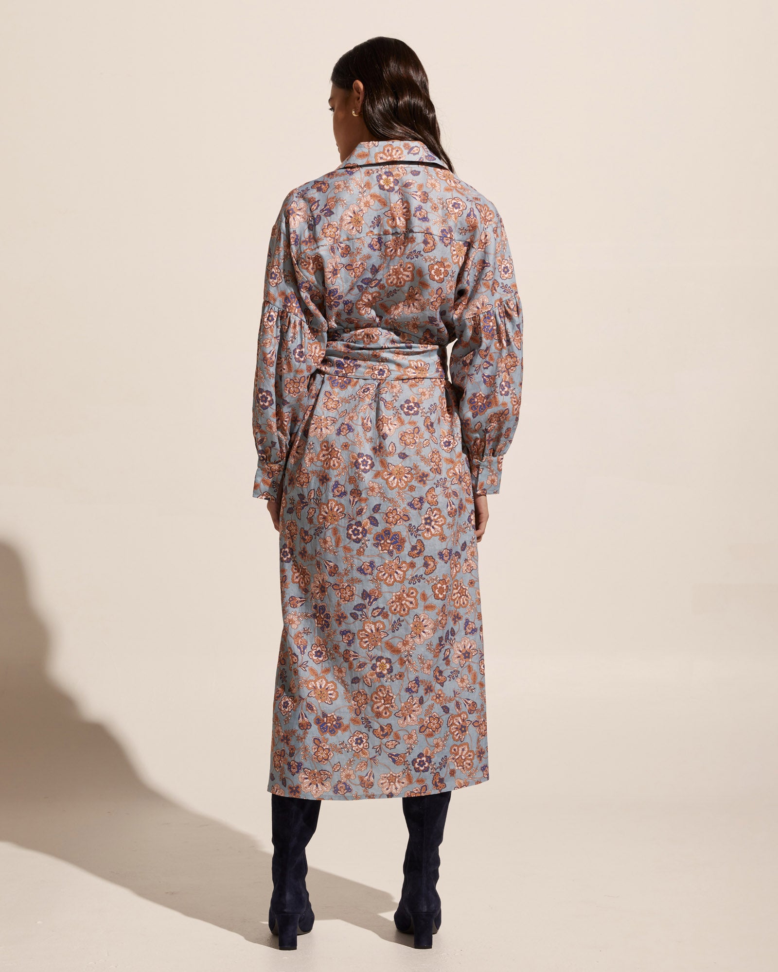 beeline dress - sardine paisley 5