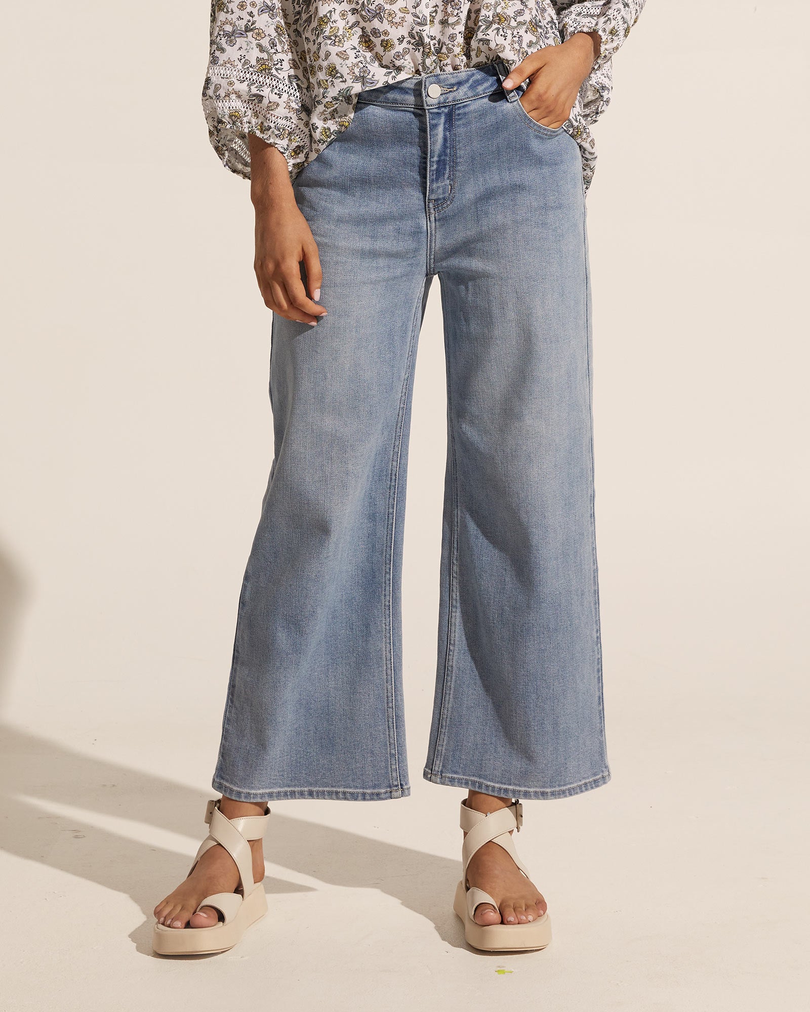 rhythm pant - washed denim