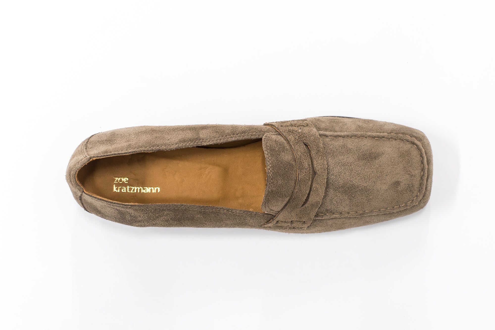 fare loafer - chocolate suede
