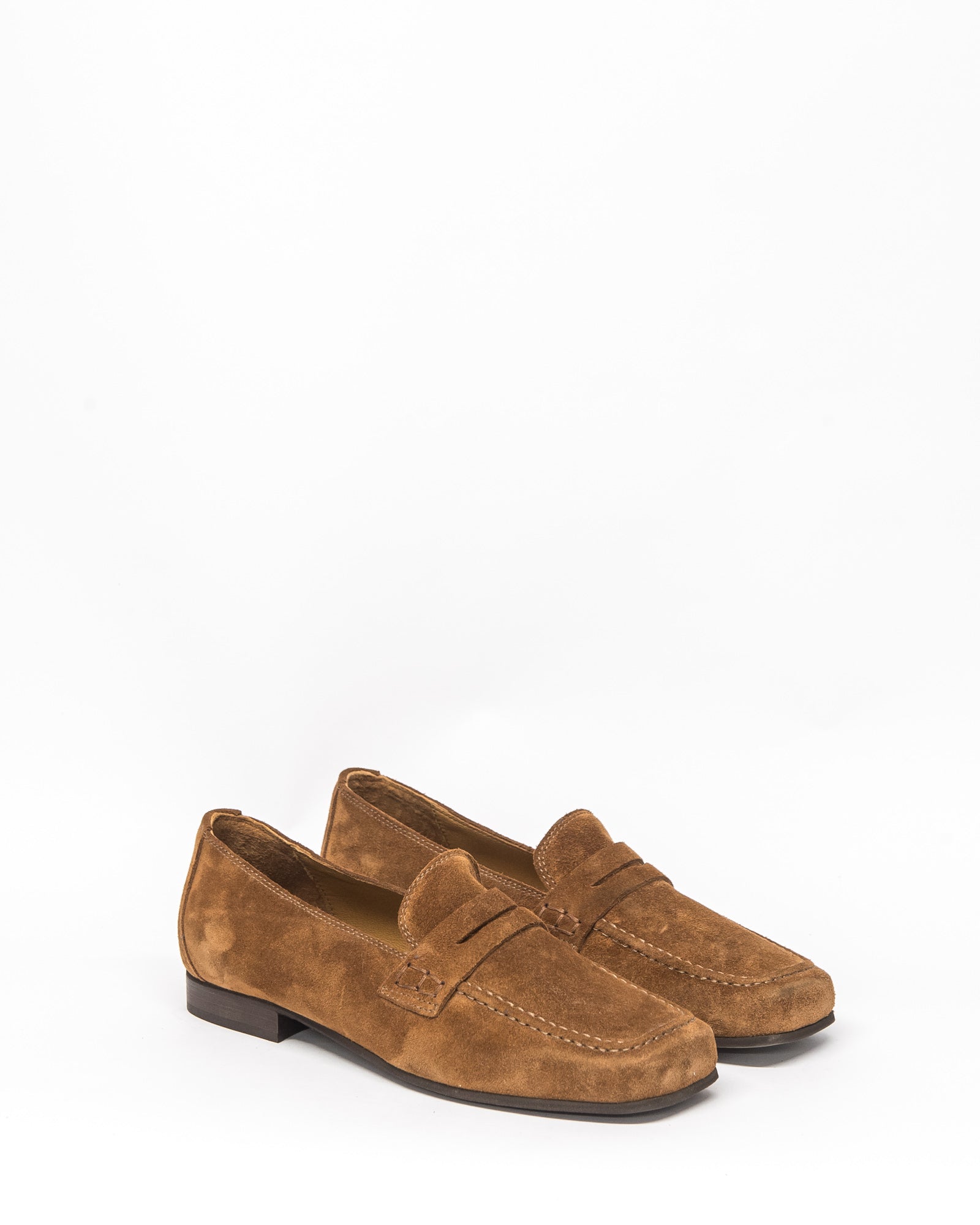 fare loafer - coffee suede