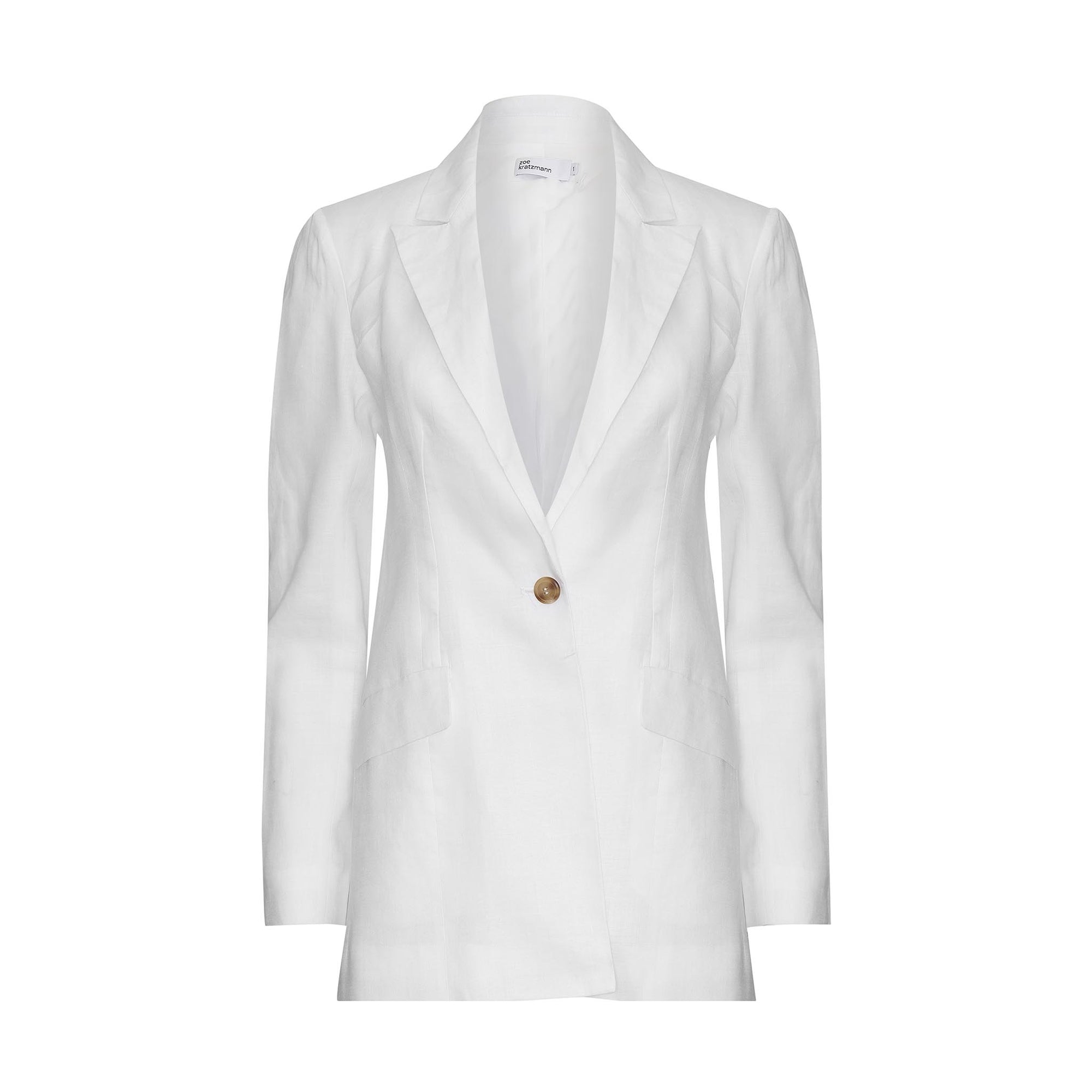 flint jacket - porcelain