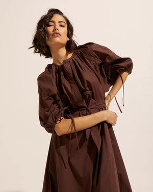 focul dress - chocolate