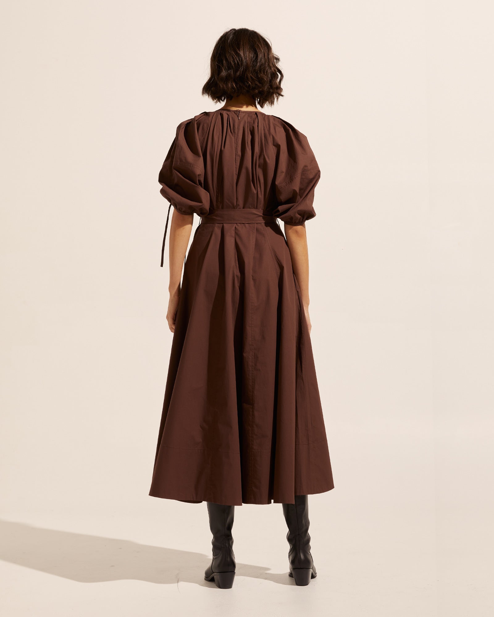 focul dress - chocolate