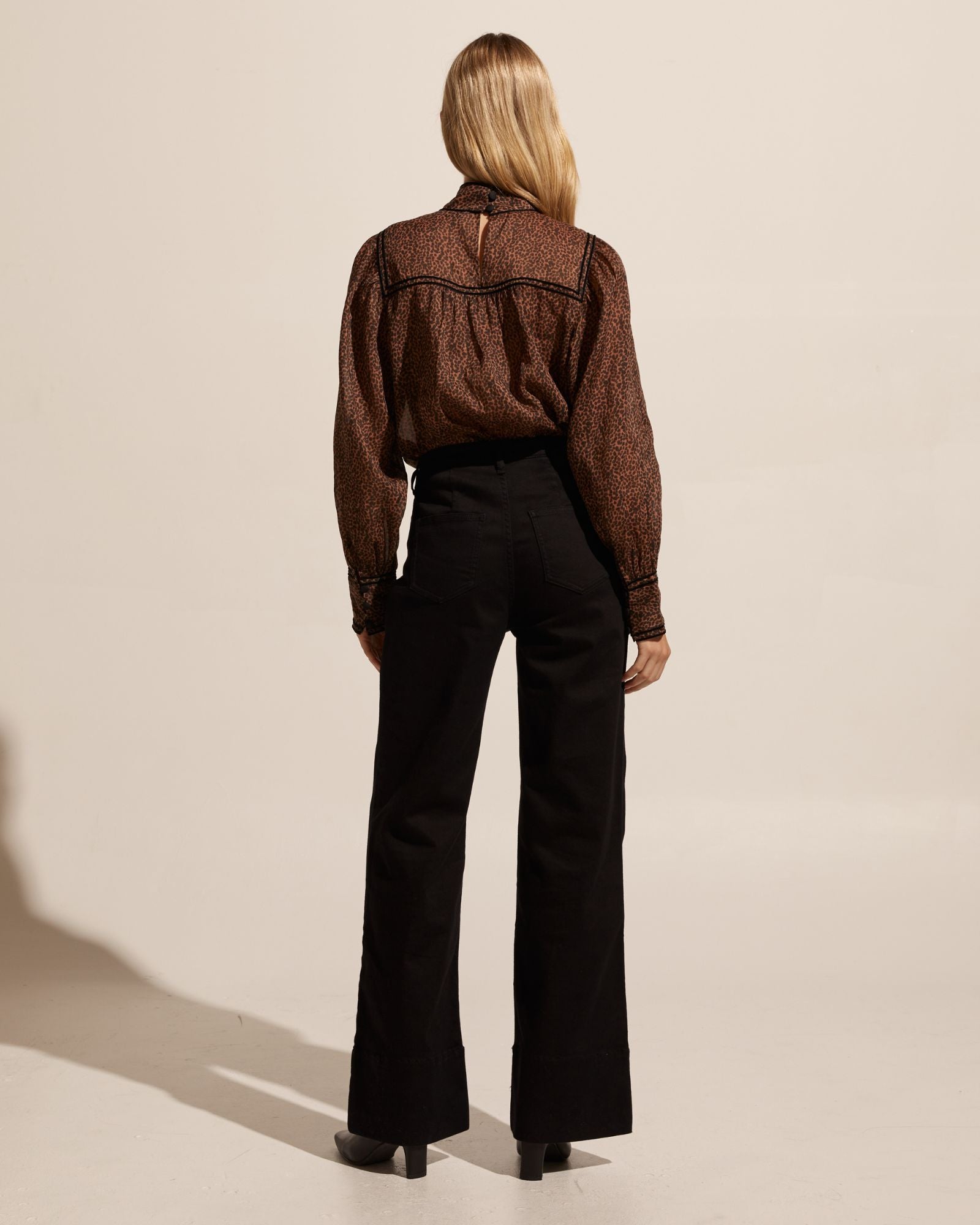 horizen top - toast leopard