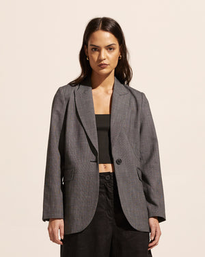 index jacket - charcoal mini