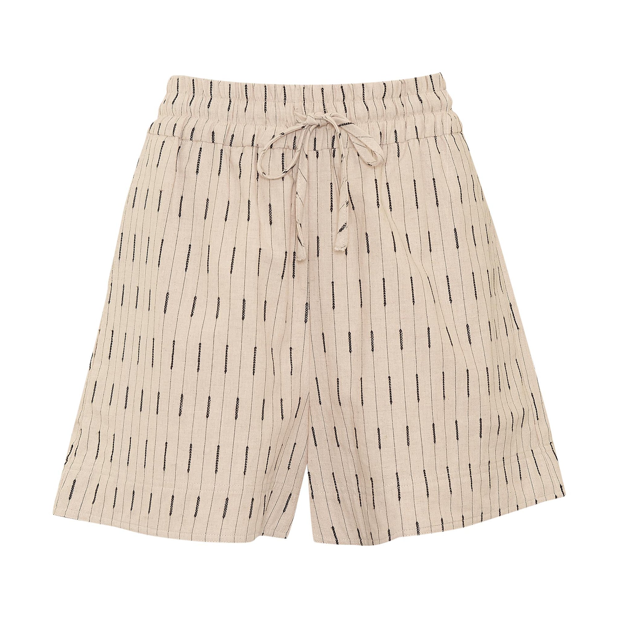 joist short - oatmeal stripe