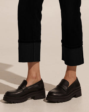 jury loafer - black leather