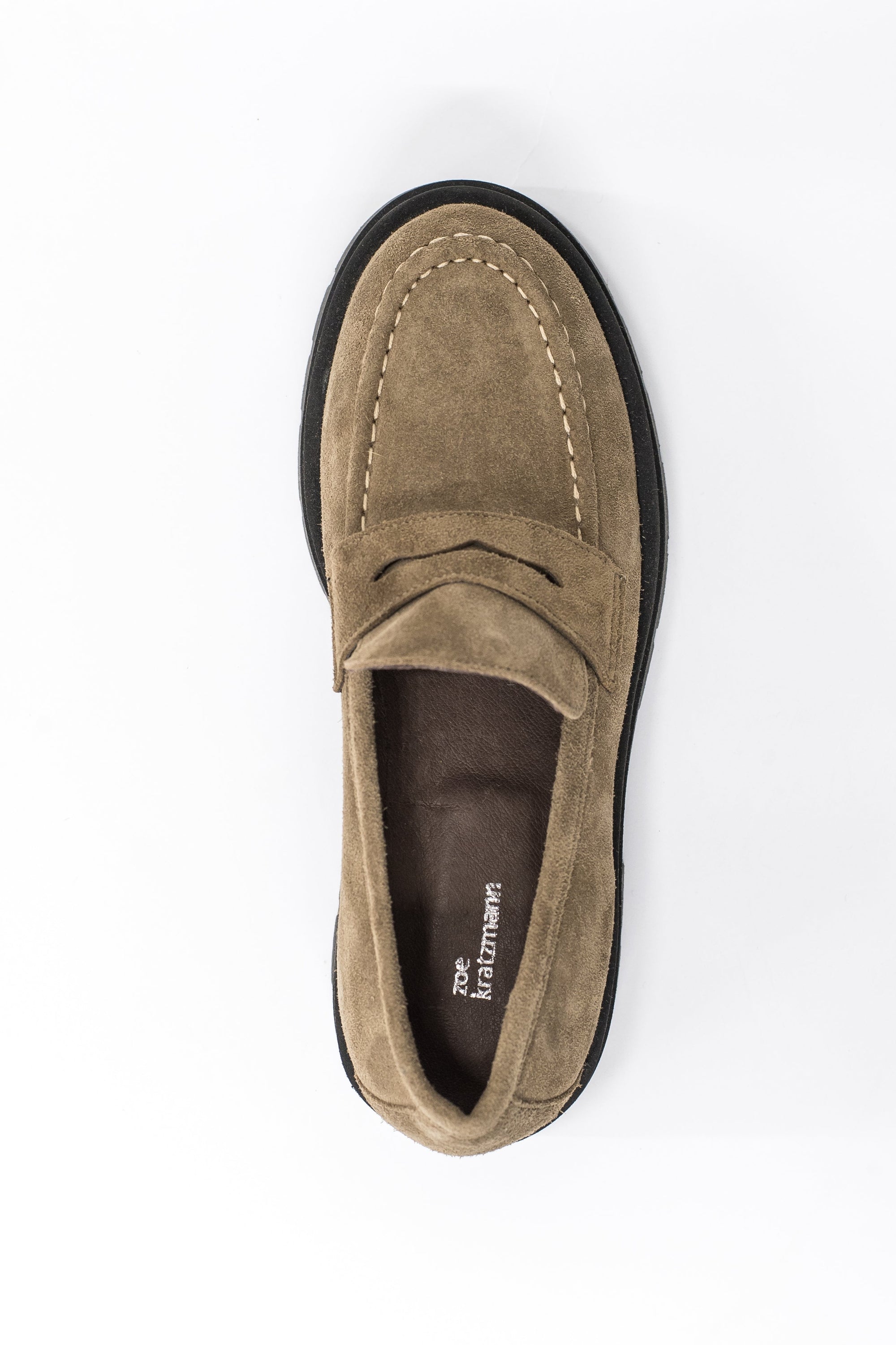 jury loafer - taupe suede