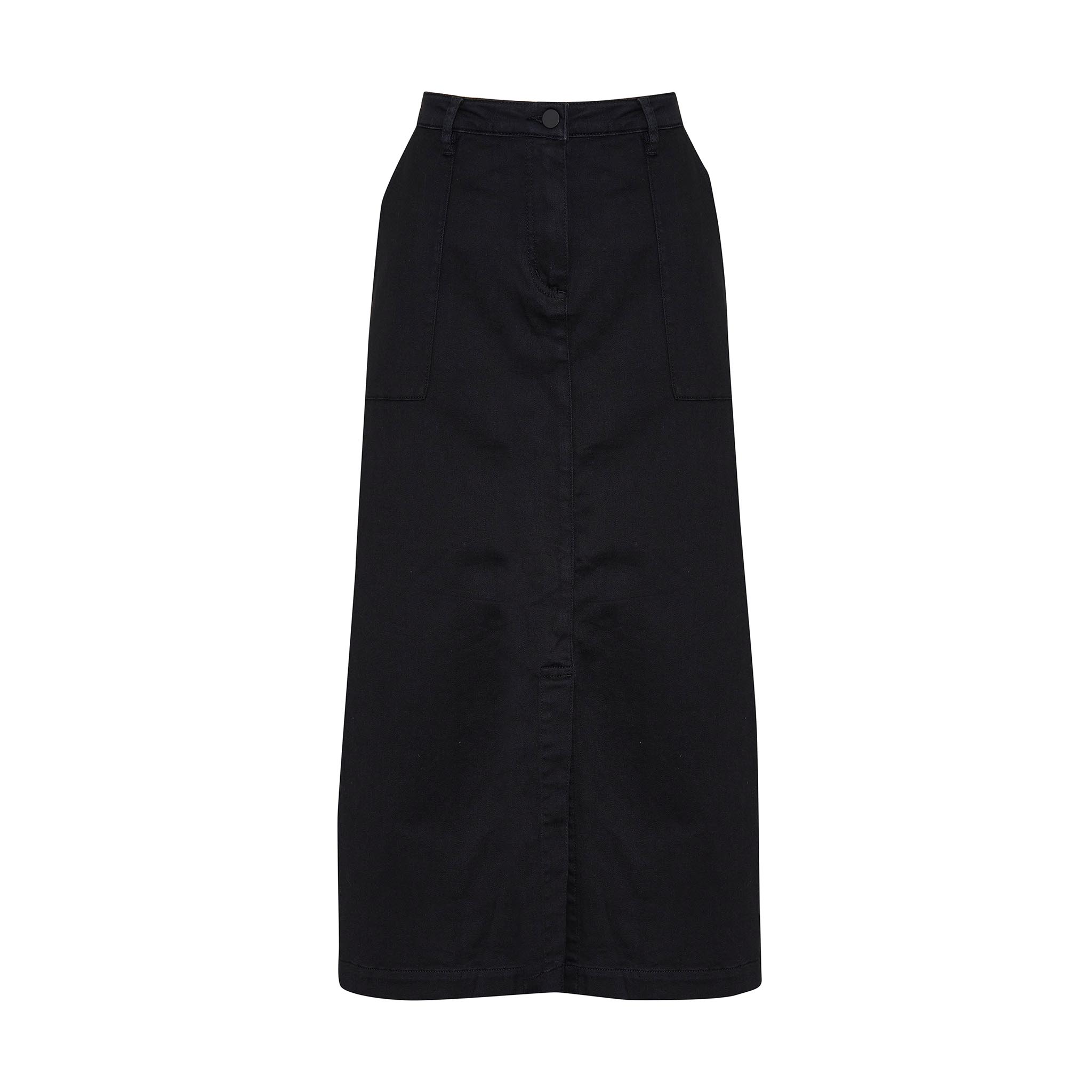 Fox Black 2020 Mini Denim Skirt | One Teaspoon