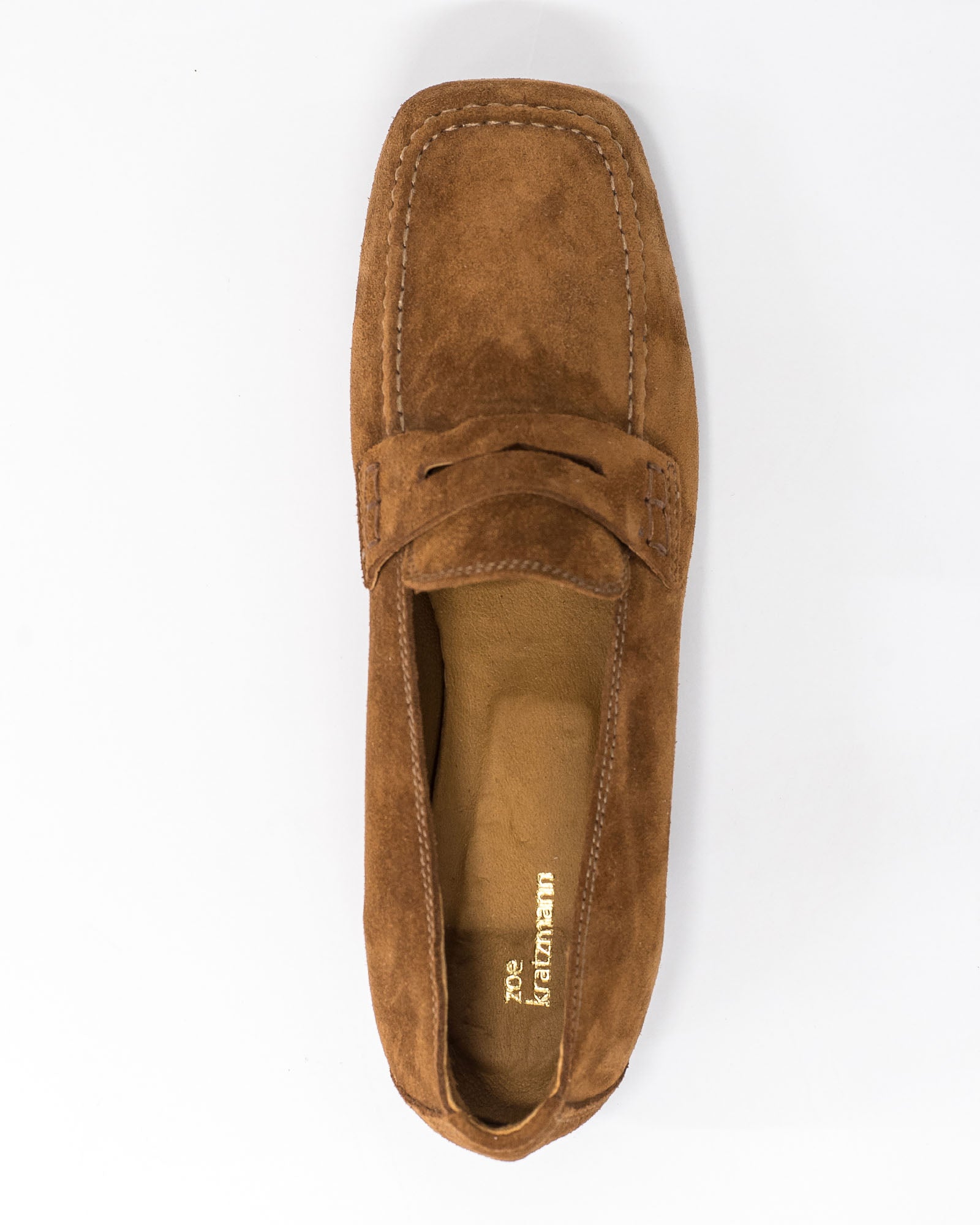 fare loafer - coffee suede