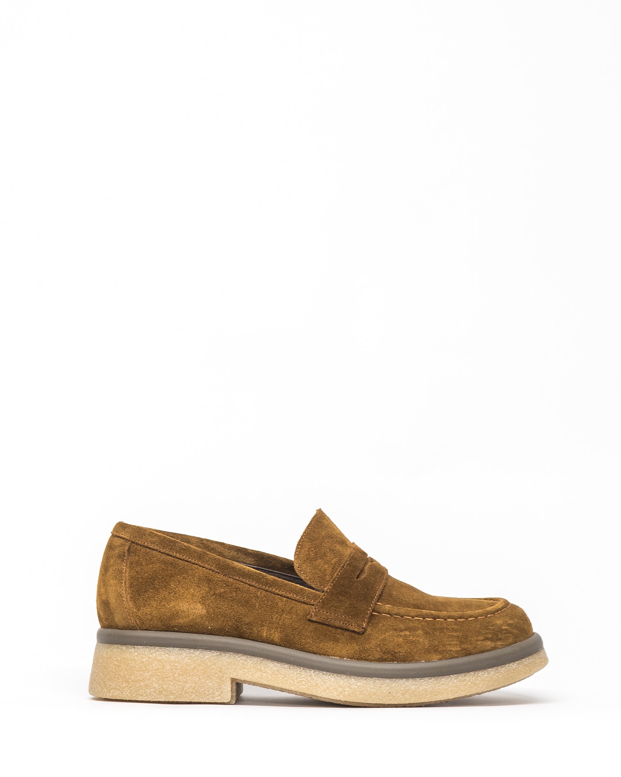 lotto loafer - brown suede