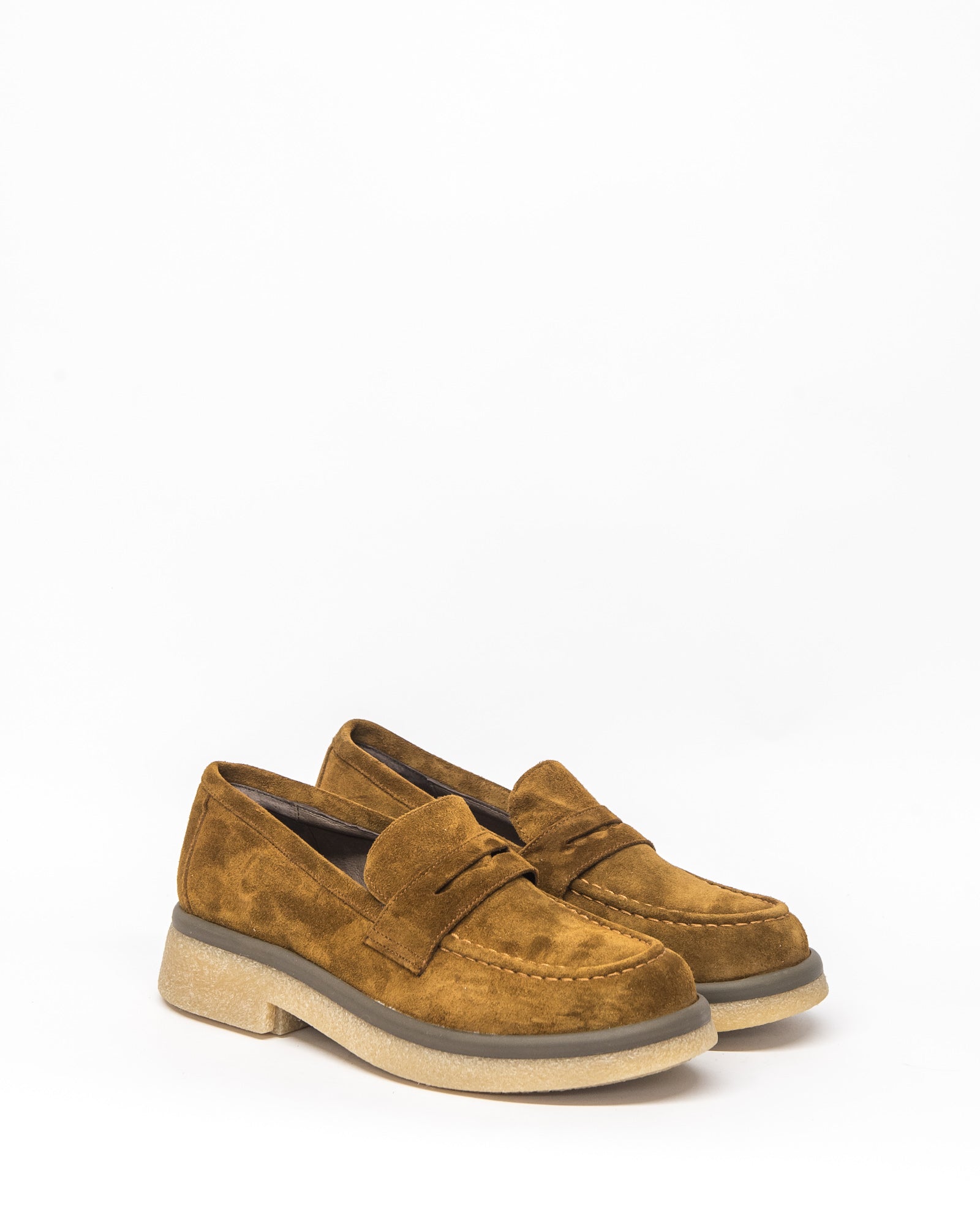 lotto loafer - brown suede