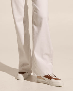 cache sneaker - mocha/white