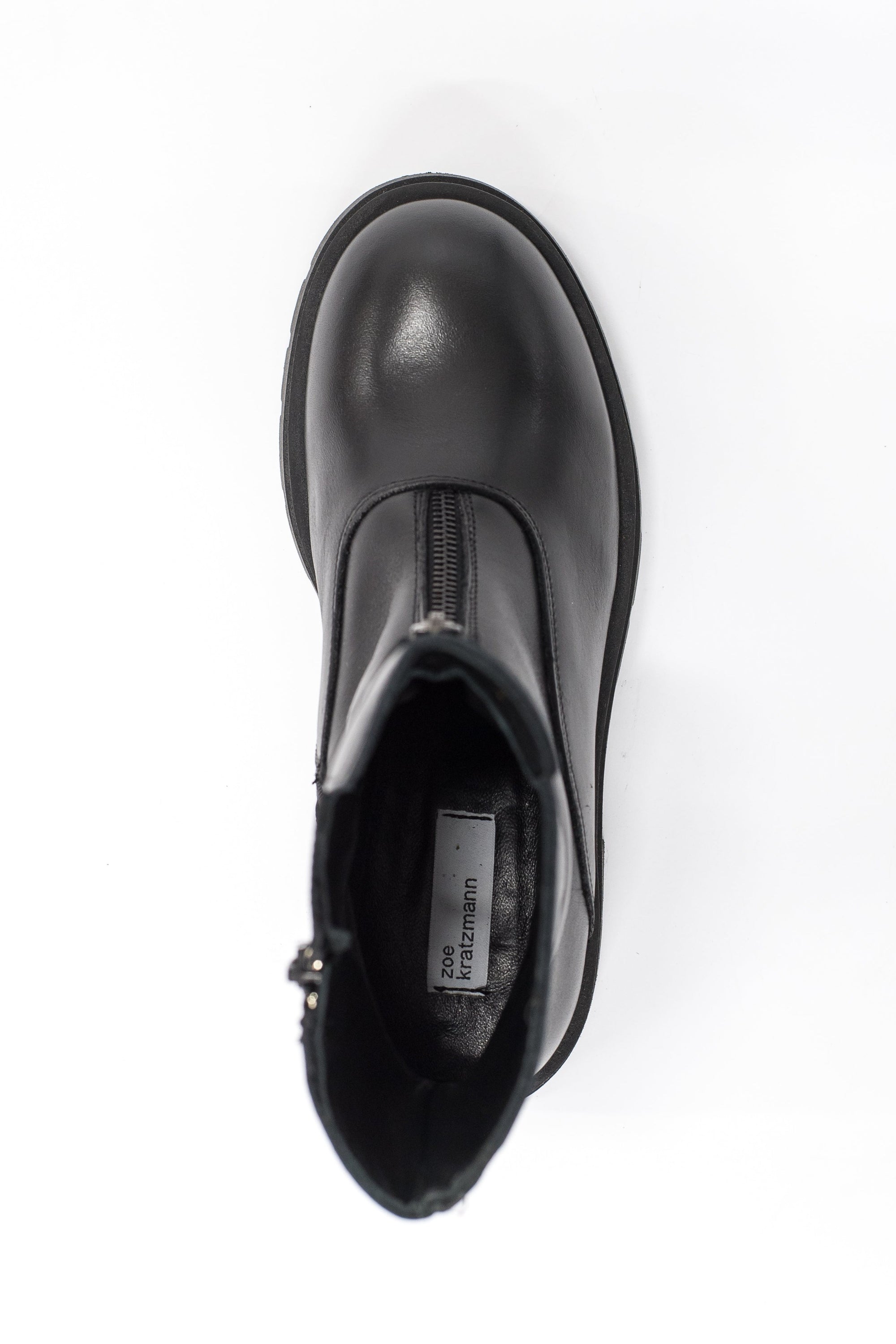 quaver boot - black leather