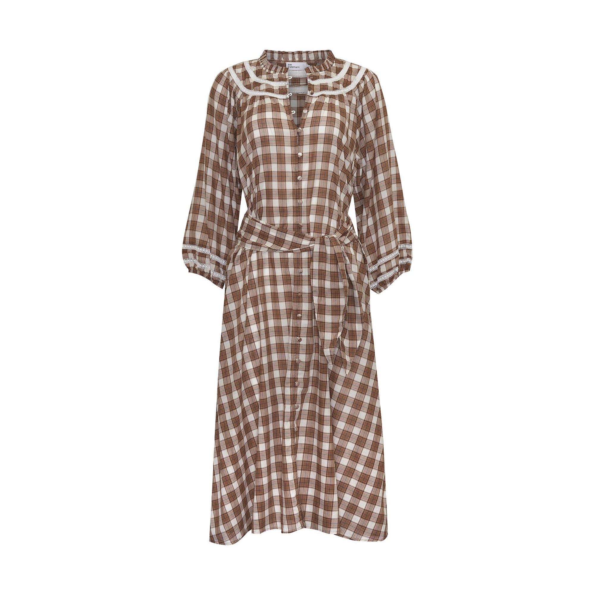 reservoir dress - clove check