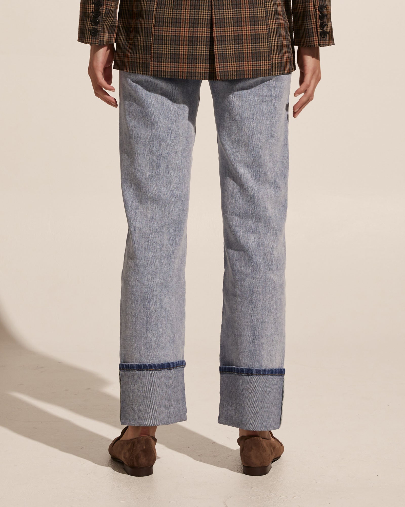 resident jean - washed denim