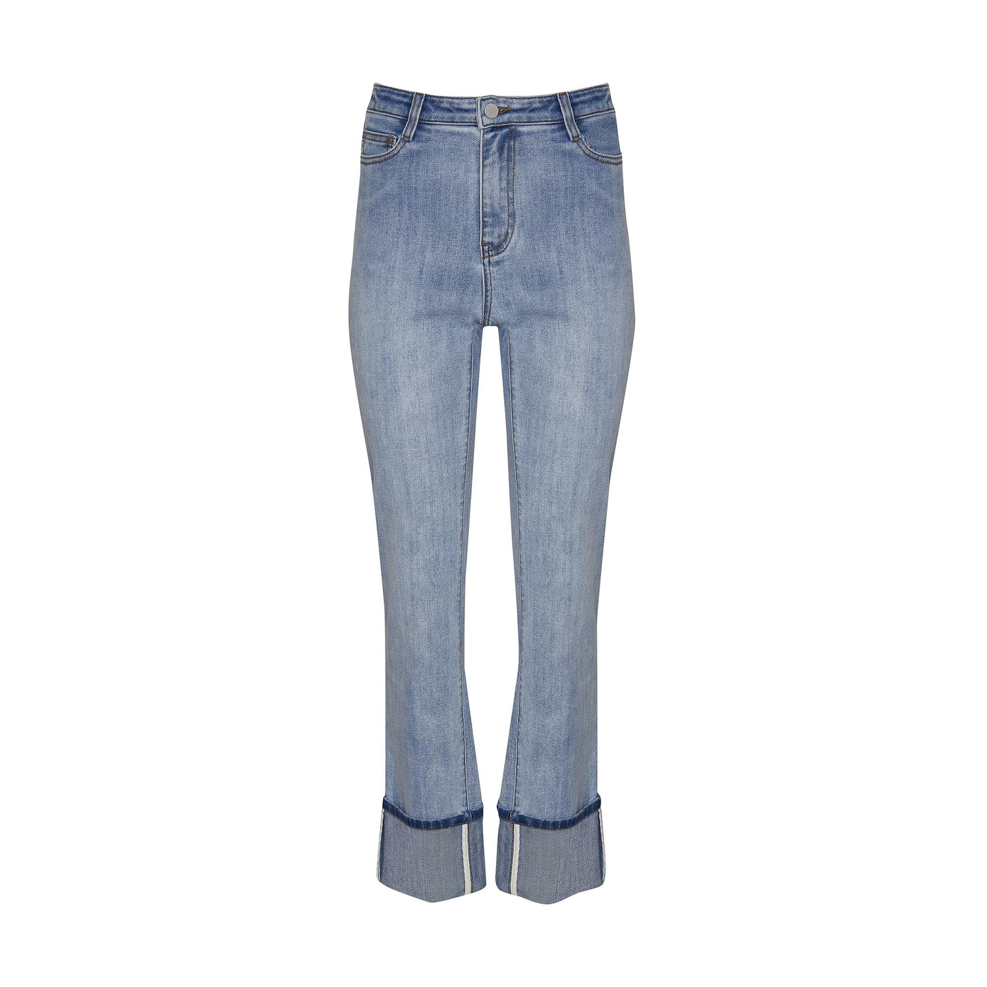 resident jean - washed denim