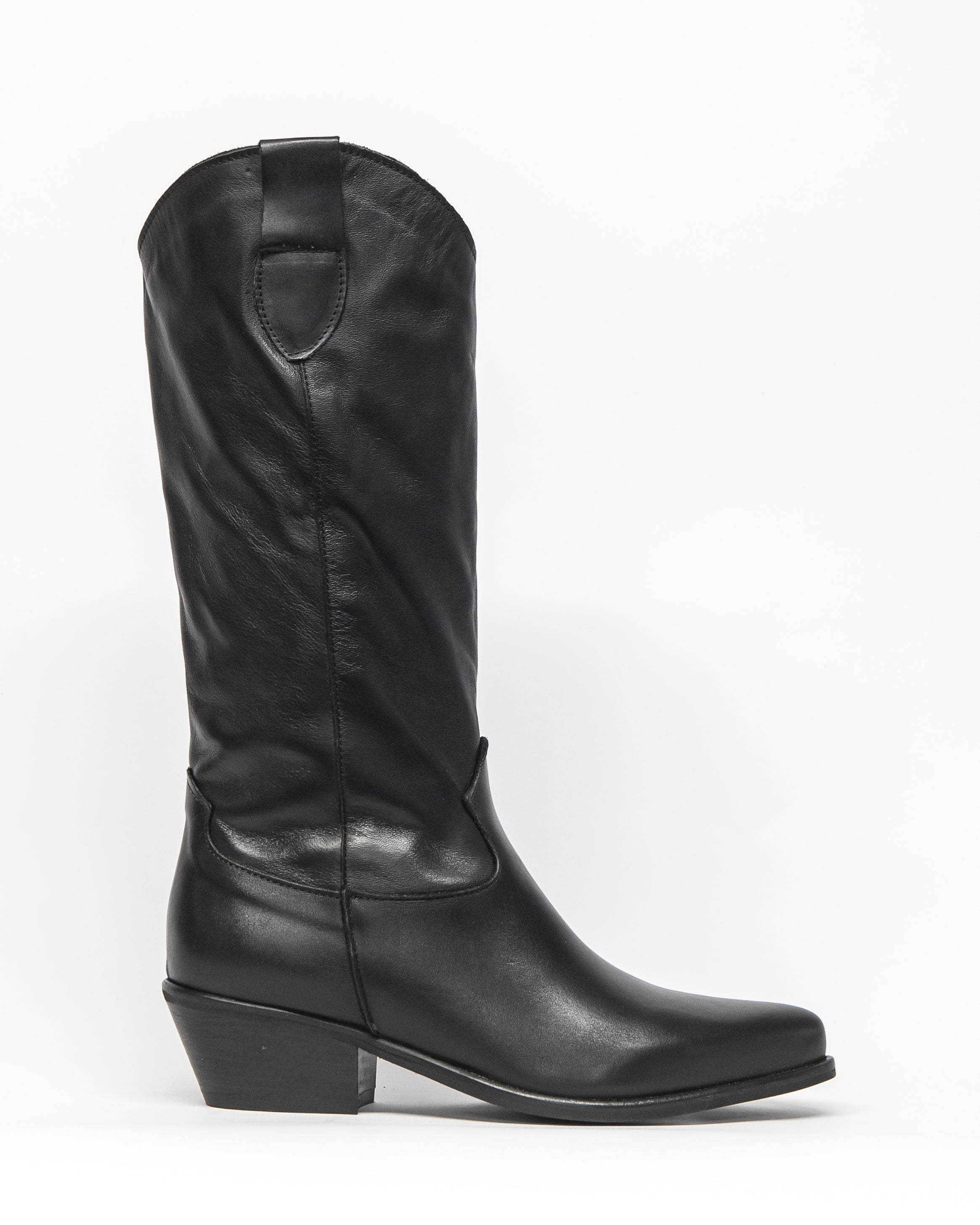 buy sprite boot - black leather | zoe kratzmann