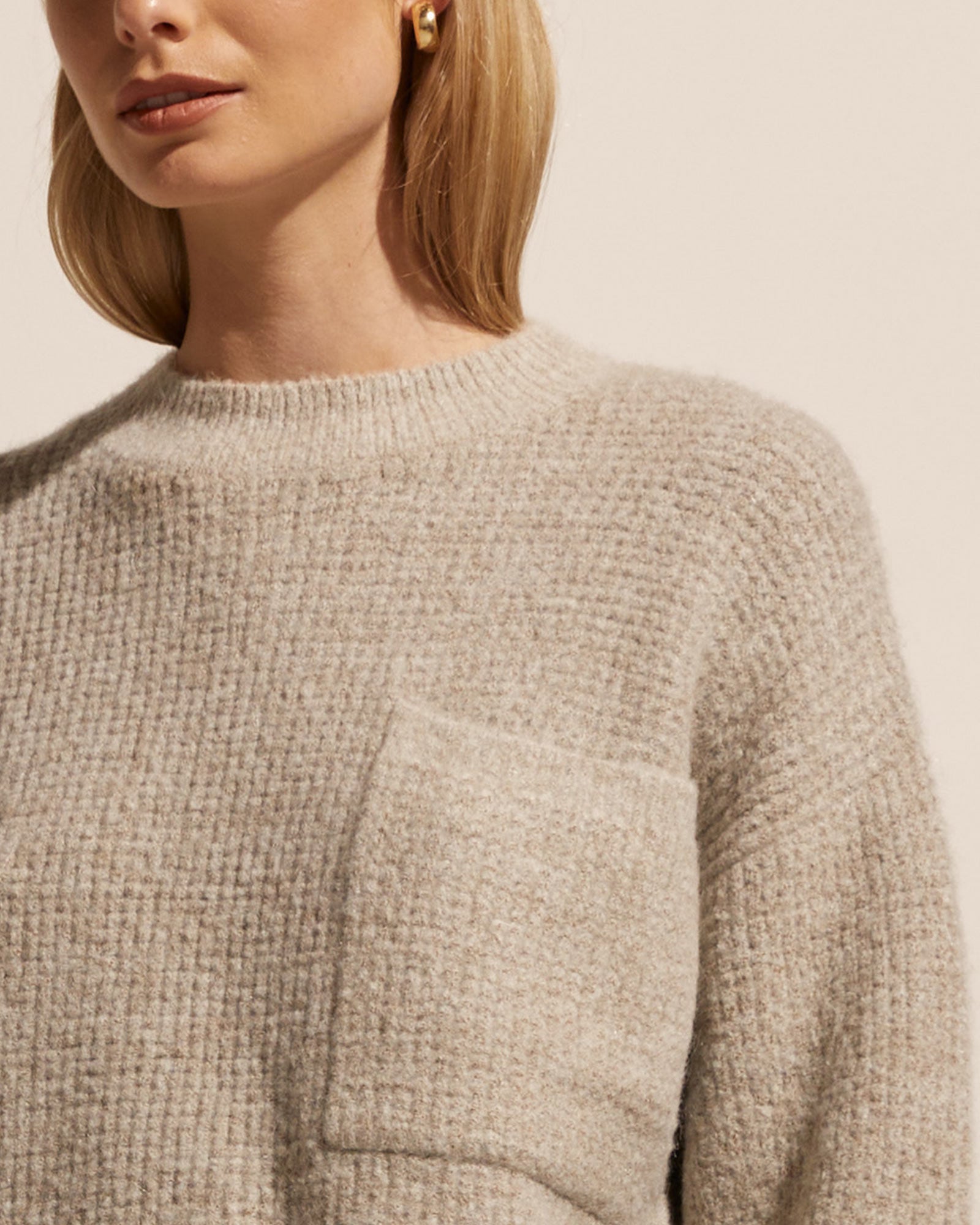 tame knit - stone
