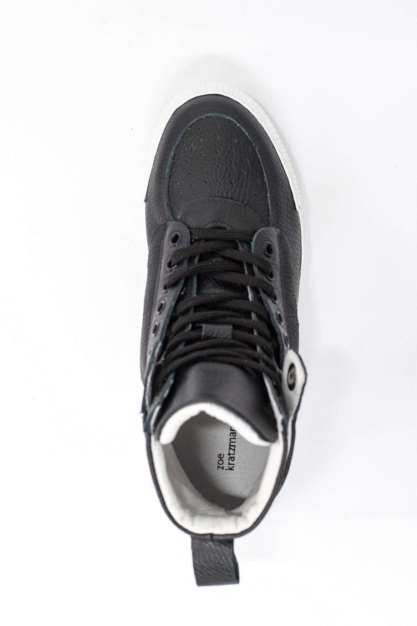 vibe sneaker - black leather