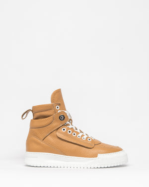 vibe sneaker - tan leather