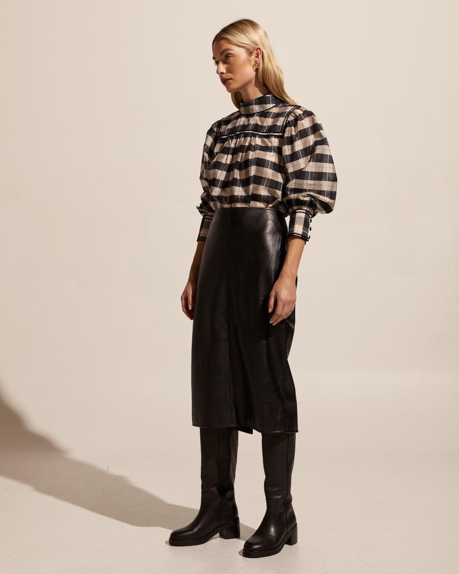 vortex skirt - black