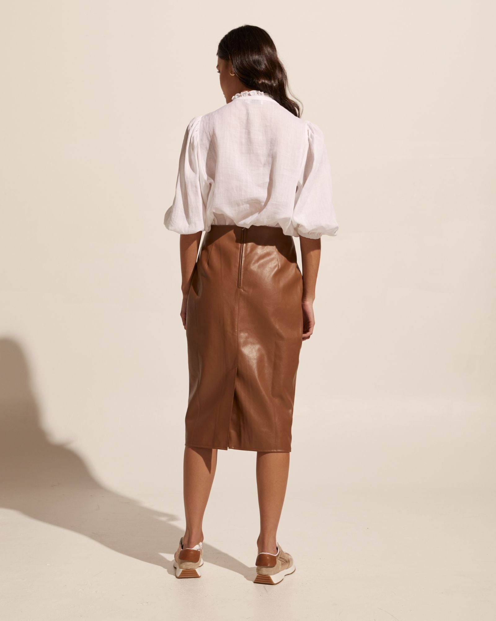 vortex skirt - caramel