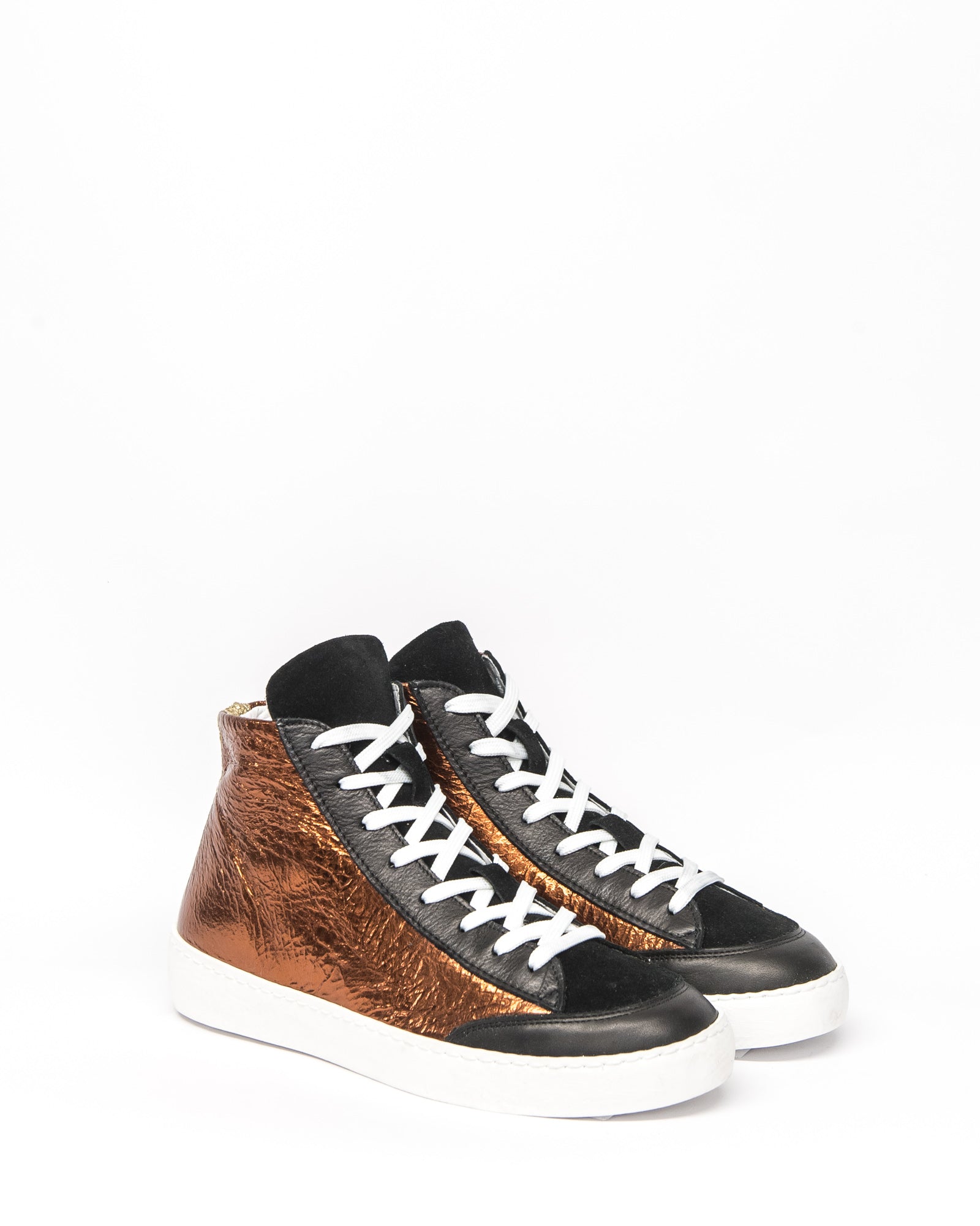 wrangler sneaker - bronze leather