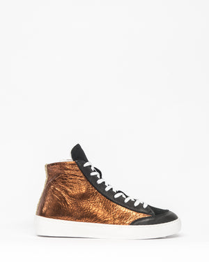 wrangler sneaker - bronze leather