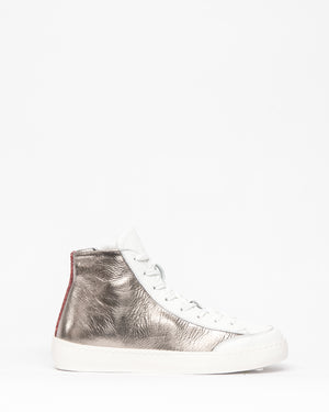 wrangler sneaker - gunmetal leather