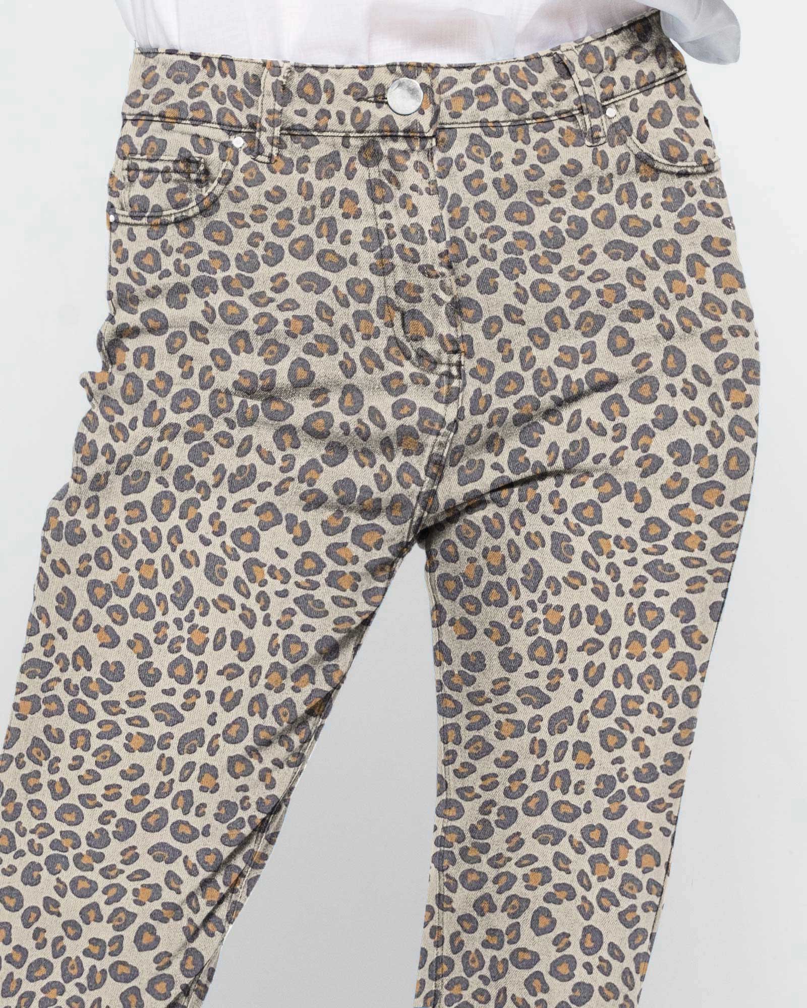 union jean - leopard