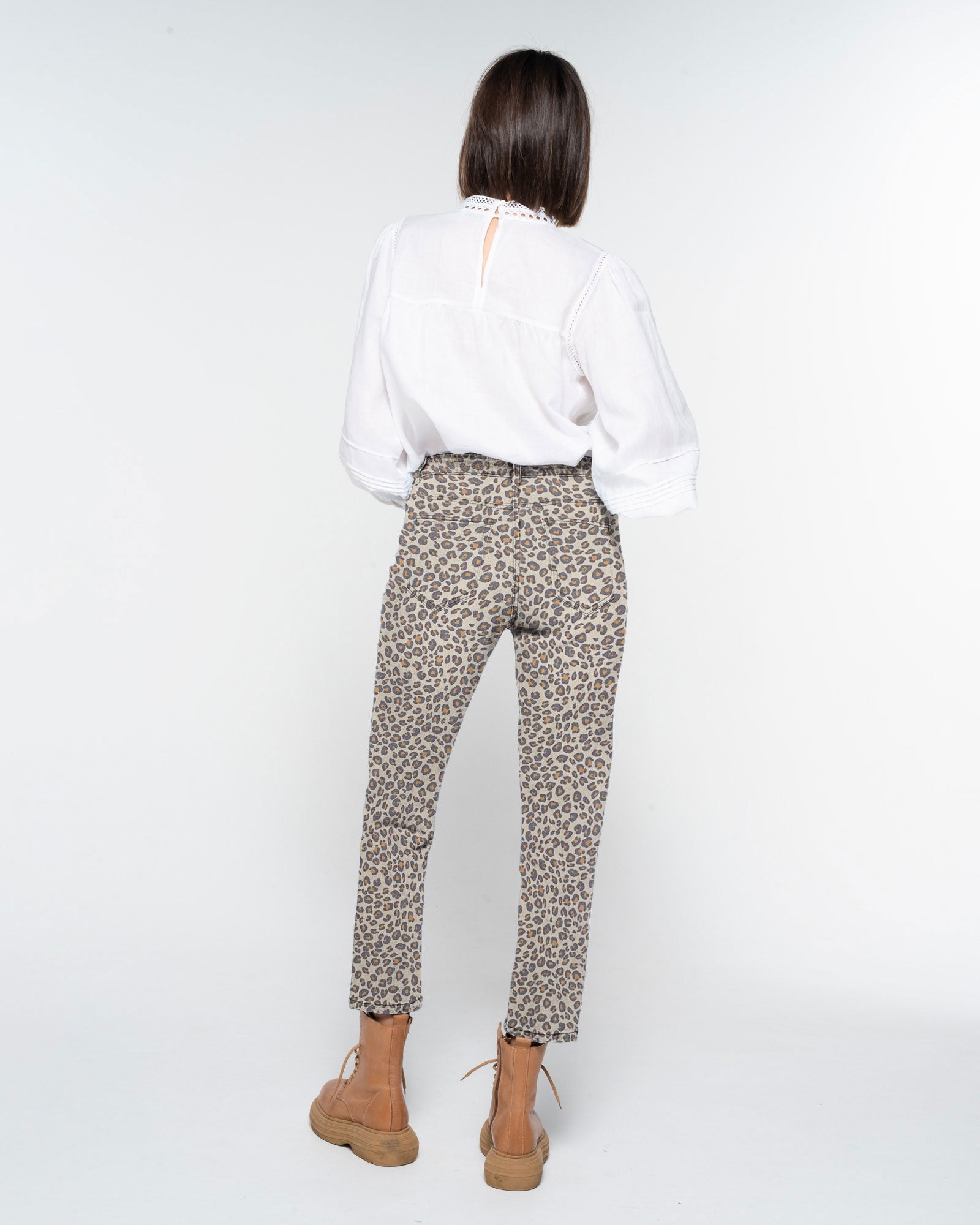 union jean - leopard